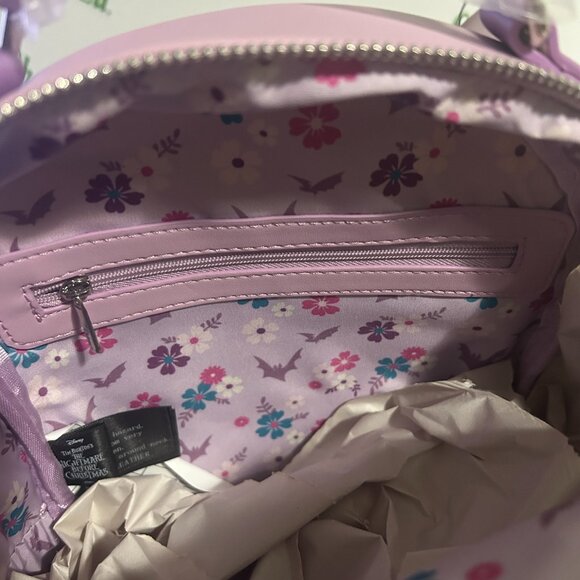 Loungefly Mini Backpack Nightmare Before Christmas Jack Sally Spring Floral Bag main image 4